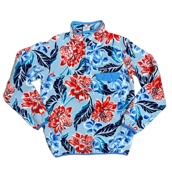 Patagonia Hawaiian Synchilla Floral Fleece Pullover - Picture 2 of 8